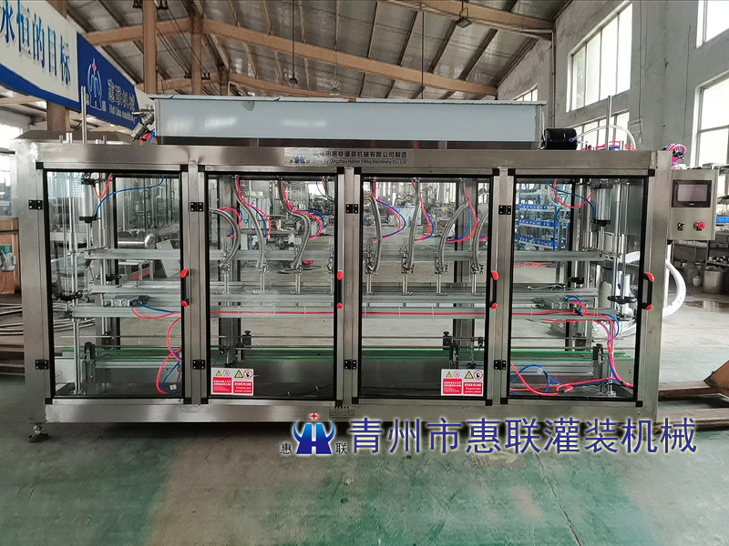 多頭直線式食用油灌裝機